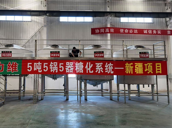 达拉特精酿啤酒设备厂—5吨精酿啤酒设备—新疆项目